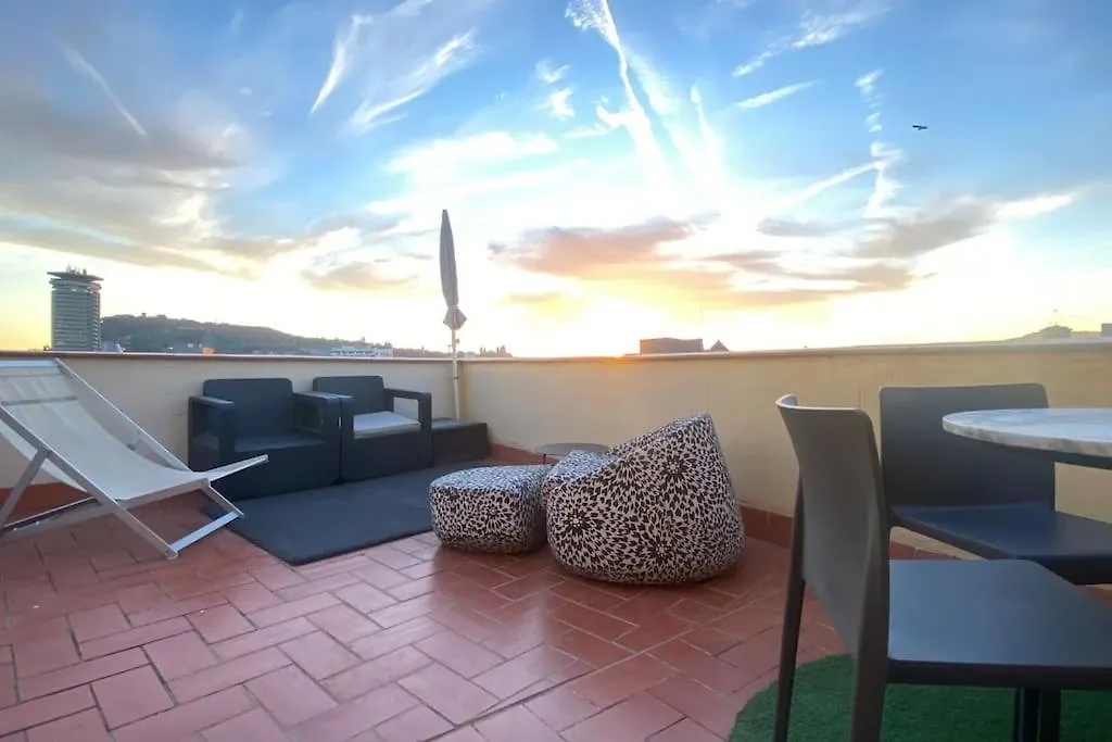Top Studio With Terrace Barcelona Apartment